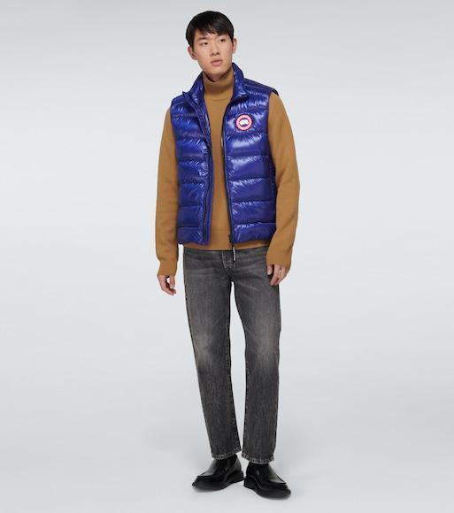 CANADA GOOSE Hybdridge Lite Quilted Recycled-ripstop And Stretch-jersey Down Gilet In Black