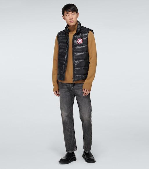 CANADA GOOSE Hybdridge Lite Quilted Recycled-ripstop And Stretch-jersey Down Gilet In Black