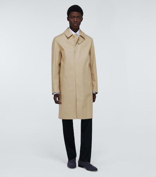 MACKINTOSH Cambridge Bonded Cotton Trench Coat In Neutrals