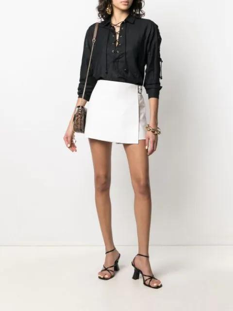 ISABEL MARANT ÉTOILE Plalia Pleated Black Blouse