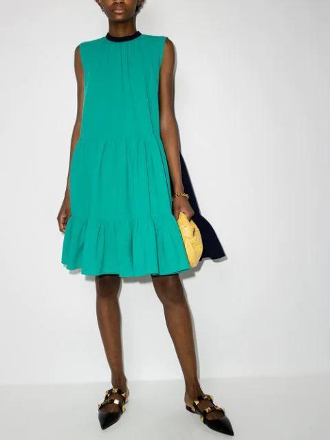 VALENTINO GARAVANI Roman Stud Leather Point-toe Flats In Black