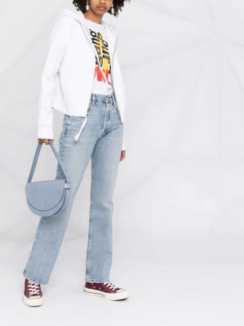 BALMAIN Silk Shirt With Padded Shoulders In White