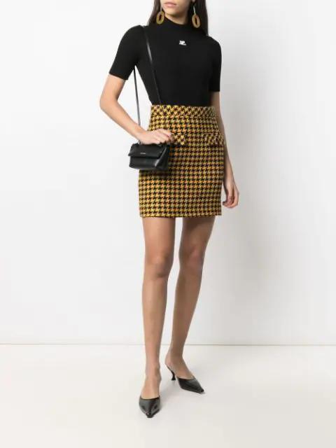 COURRÈGES Reedition Jumper T-shirt In Black