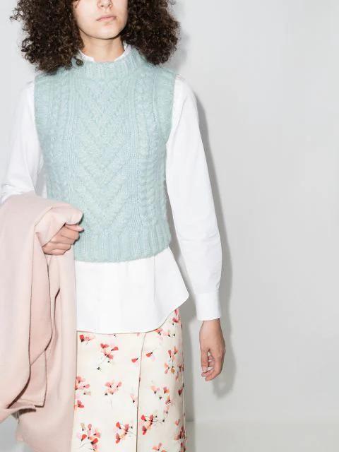 VALENTINO GARAVANI Roman Stud Leather Point-toe Flats In Black