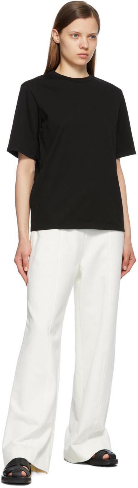 THE ROW Short-sleeved T-shirt In Black