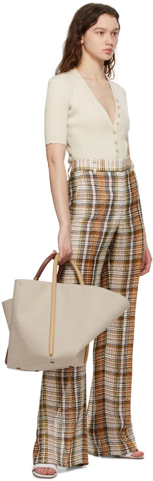 JACQUEMUS Yauco Buttoned Rib-knitted Bodysuit In Beige