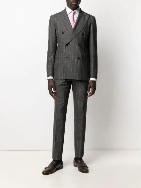 GUCCI Logo-plaque Gg Motif Tie In Pink