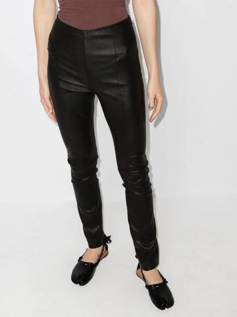 ALEXANDER MCQUEEN Black The Curve Small Leather Cross Body Bag