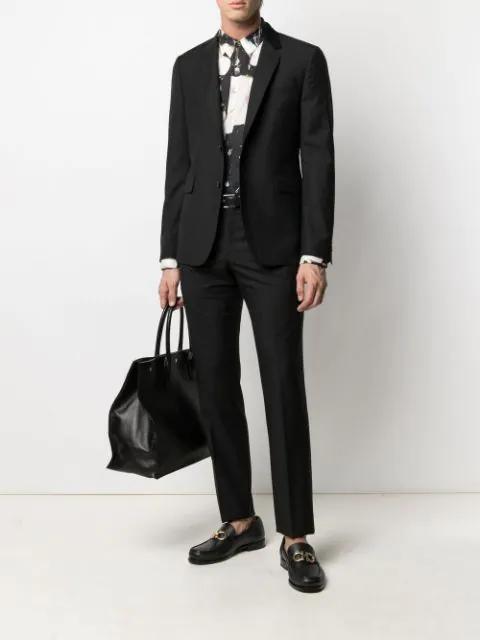 FERRAGAMO Grandioso Leather Loafer With Gancini Detail In Brown