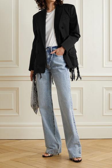 THE ROW Chiara Cotton-jersey T-shirt In White