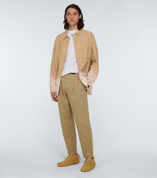 LOEWE Slim-fit Logo-embroidered Cotton-jersey T-shirt In White