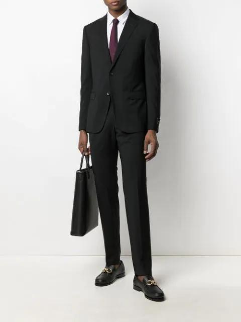 FERRAGAMO Grandioso Leather Loafer With Gancini Detail In Brown