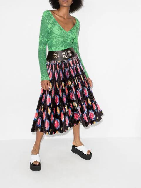 MARNI Crisscross Leather Wedge Platform Sandals In White