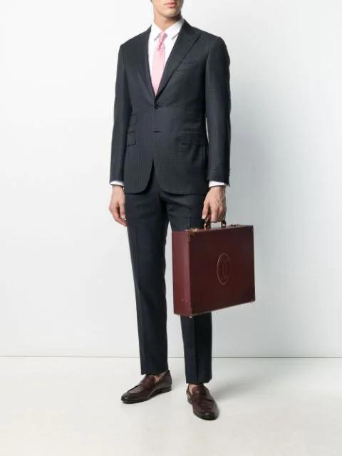 GUCCI Logo-plaque Gg Motif Tie In Pink