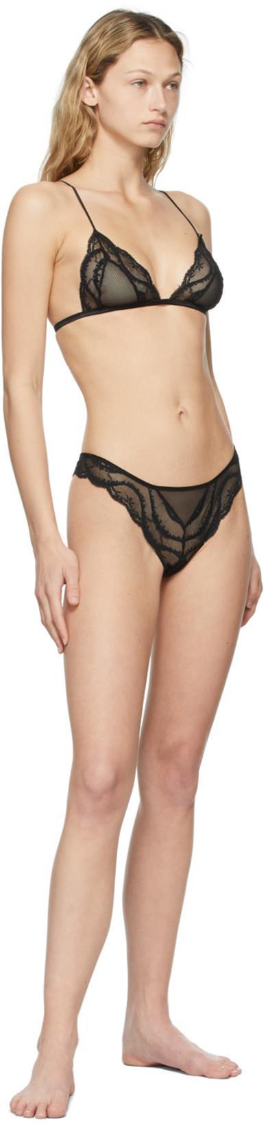 KIKI DE MONTPARNASSE Black Lace Soft Leche Moi Bra