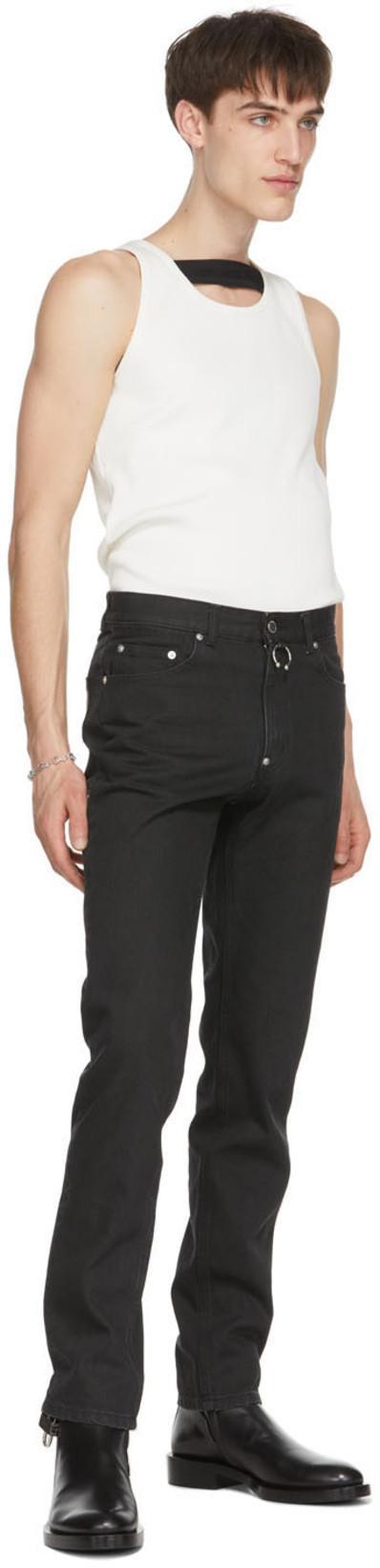 GIVENCHY Lock Black Leather Ankle Boots