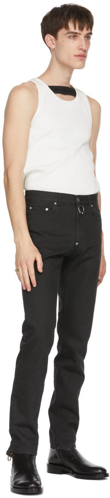 GIVENCHY Lock Black Leather Ankle Boots