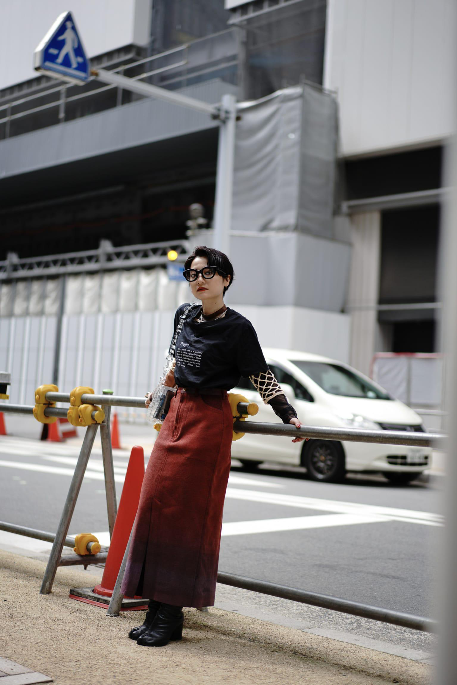 MAISON MARGIELA Tabi Ankle Boots In Black