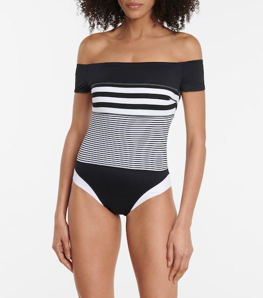 GIANVITO ROSSI Calypso Leather Thong Sandals In Black