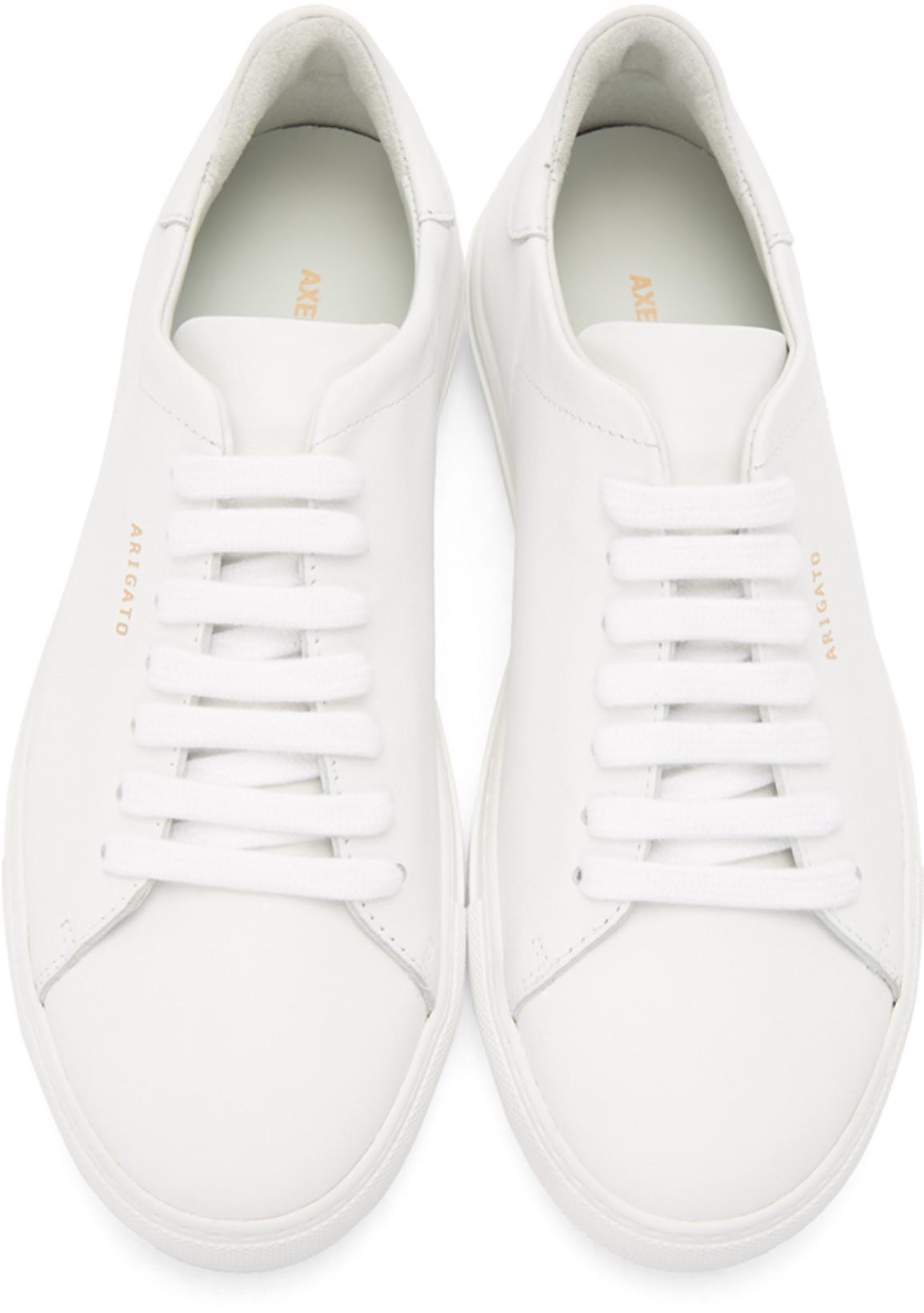 AXEL ARIGATO Clean 90 Leather Sneakers In White