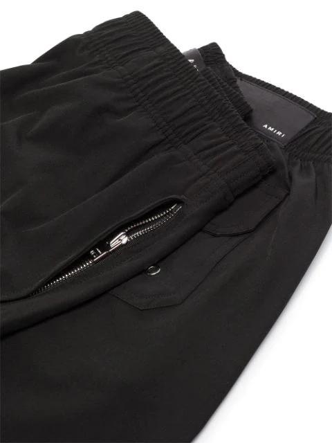 PRADA Leather And Canvas Sandals In Black