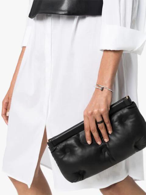 BOTTEGA VENETA The Lido Intrecciato Leather Sandal In Black