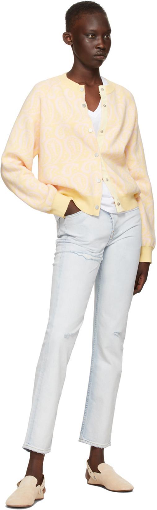 RAG & BONE The Vee Slub Pima Cotton-jersey T-shirt In Bright White