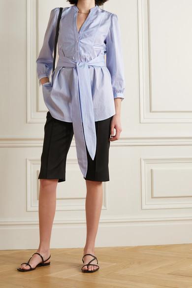 AEYDE Ella Leather Sandals In Black