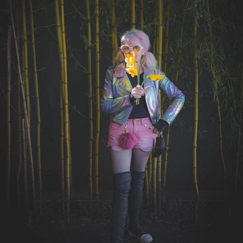 ♥️Happy Pink Full moon♥️ | Wearing: Blumarine In Pink; Quay Fleur Cut Out Cat Eye Sunglasses - White; N•peal Detachable Pom Pom