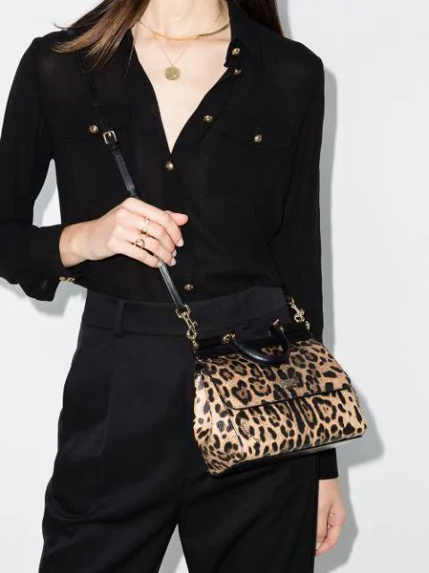 SAINT LAURENT Opyum 110 Leather Heeled Sandals In Nero