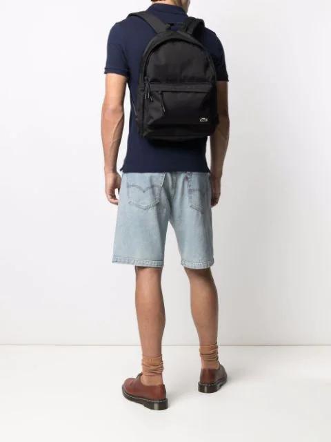 LACOSTE Slim Fit Core Polo In Navy