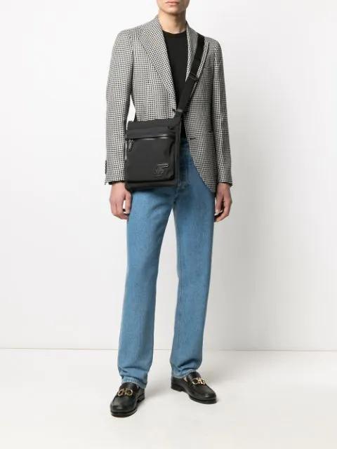 FERRAGAMO Grandioso Leather Loafer With Gancini Detail In Brown