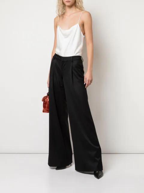 ALICE AND OLIVIA Women's Eloise Pleated Pants In Black