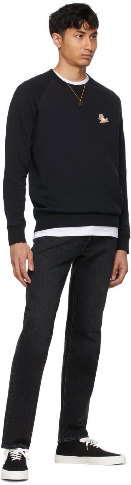 MAISON KITSUNÉ Maison Kitsune "speedy Fox Comfort Fit Sweat In Black