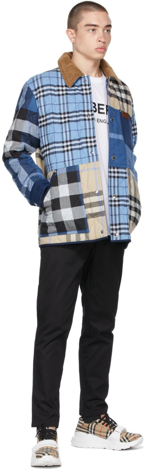 BURBERRY Logo Print Cotton Oversized T-shirt In White