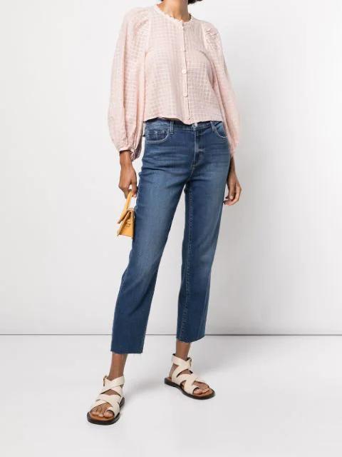 L'AGENCE Milana Low Rise Stovepipe Jeans In Brentwood In Columbia