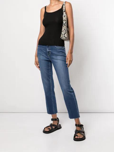 L'AGENCE Milana Low Rise Stovepipe Jeans In Brentwood In Columbia
