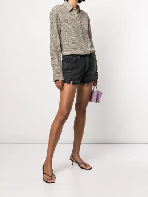 AGOLDE Dee Super High Rise Shorts Exhibit 26