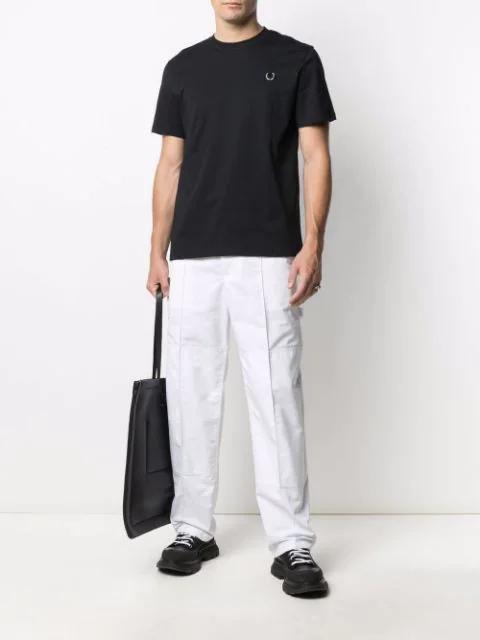 FRED PERRY Classic Crew Neck Tee In Black