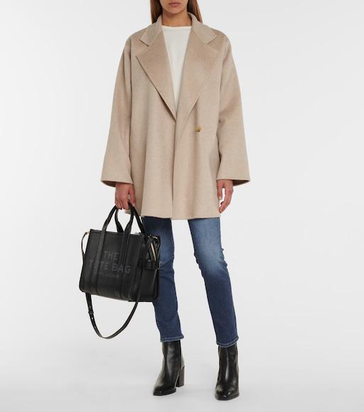 MARC JACOBS Black Calf Leather Bos Taurus Handbag In Yellow