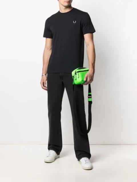 FRED PERRY Classic Crew Neck Tee In Black