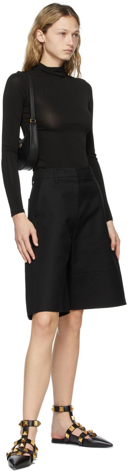 VALENTINO GARAVANI Rockstud Detail Pointed Toe Pumps In Black