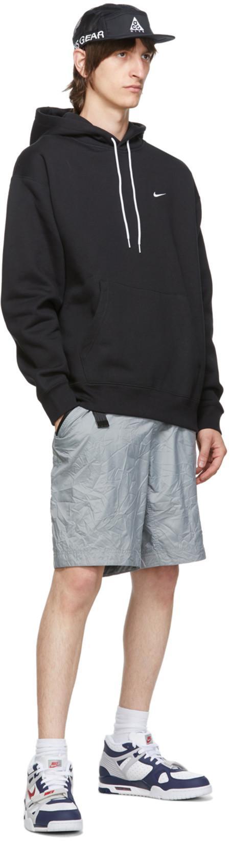 NIKE Solo Swoosh Hoodie In Black