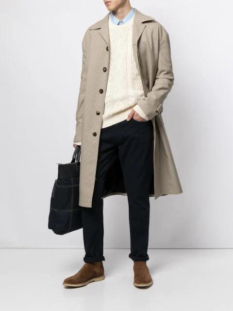 POLO RALPH LAUREN Cable-knit Wool-cashmere Sweater In Andover Cream