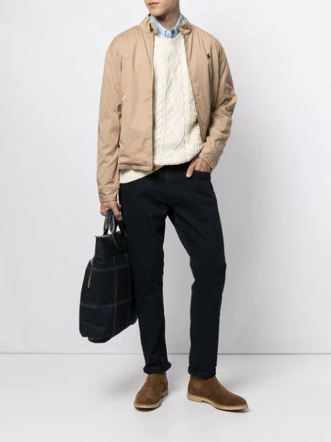 POLO RALPH LAUREN Cable-knit Wool-cashmere Sweater In Andover Cream