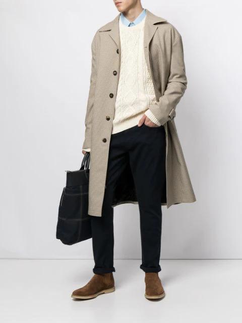 POLO RALPH LAUREN Cable-knit Wool-cashmere Sweater In Andover Cream