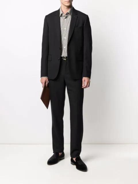 GUCCI Logo-plaque Gg Motif Tie In Pink