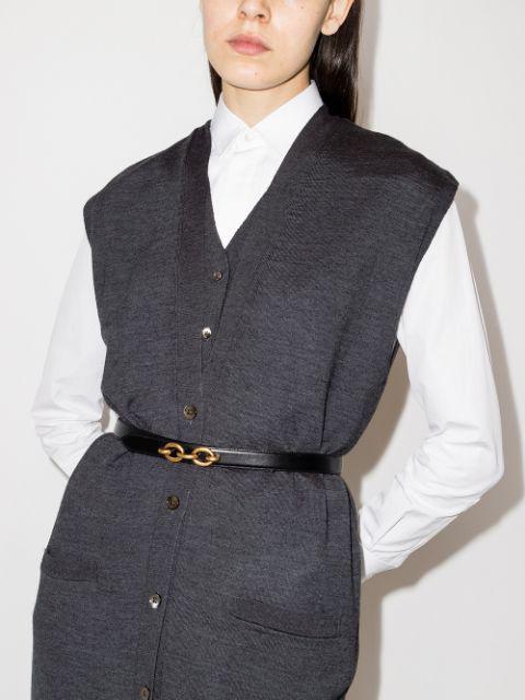 SAINT LAURENT 11cm Heel Open Toe Patent Leather Sandals In Black