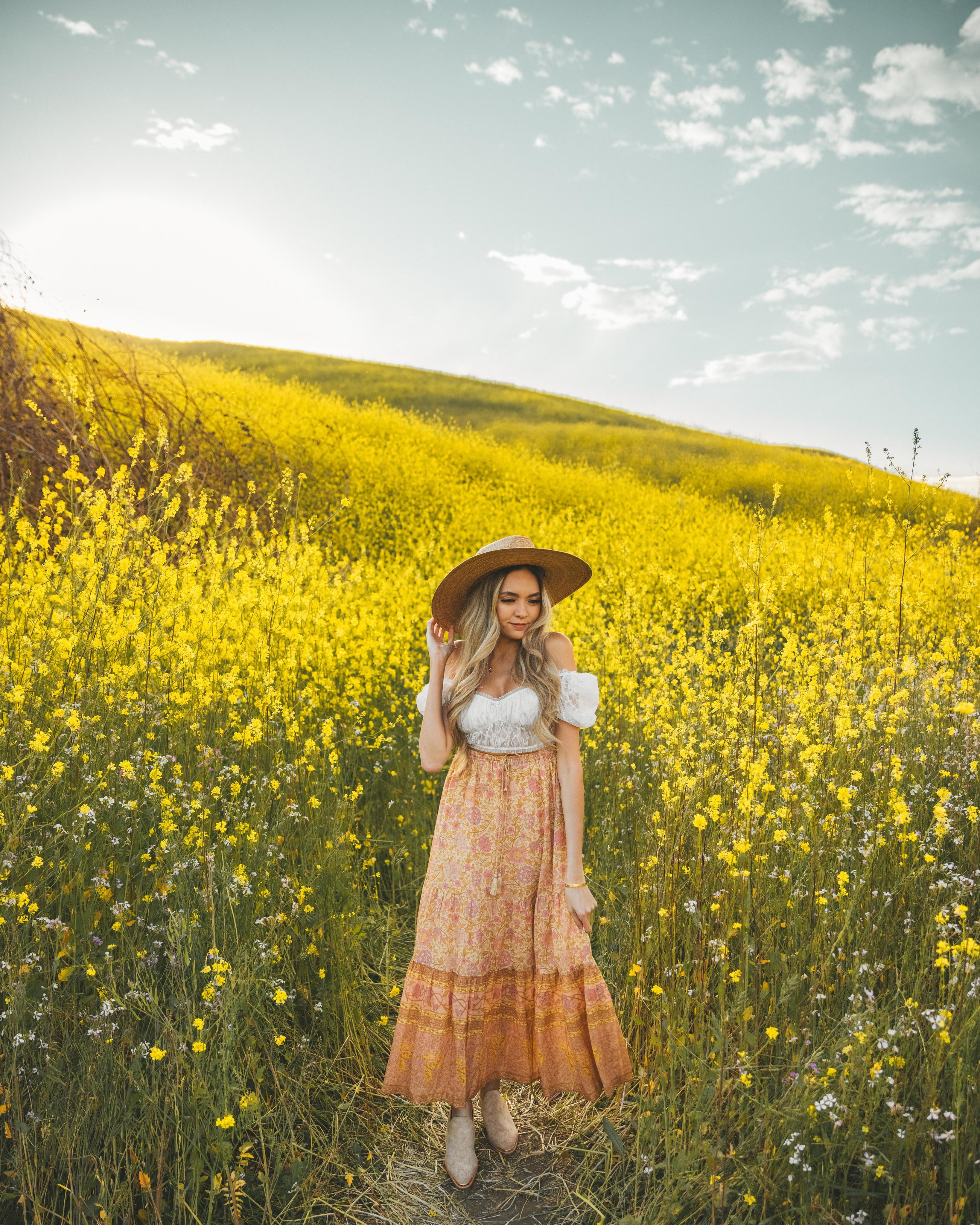 LACK OF COLOR Palma Wide Boater In Straw