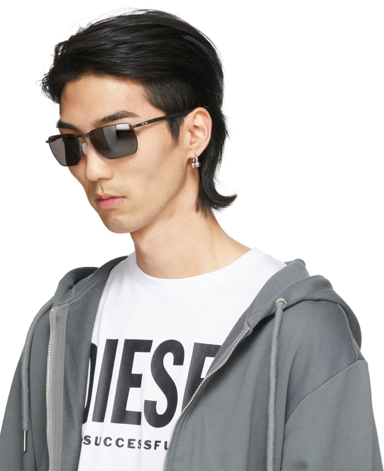 OAKLEY Ejector Prizm Black Rectangular Mens Sunglasses Oo4142 414203 58